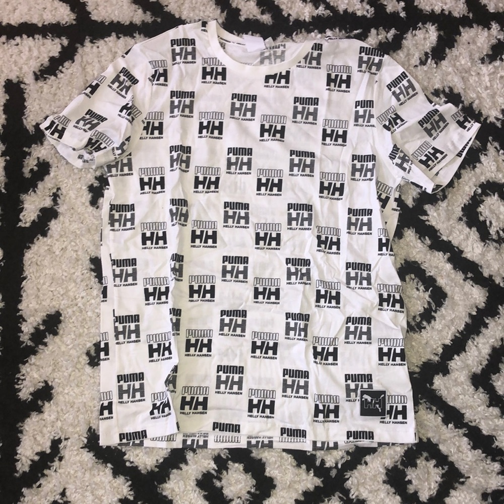 Puma and Helly Hansen t shirt collab. Size large